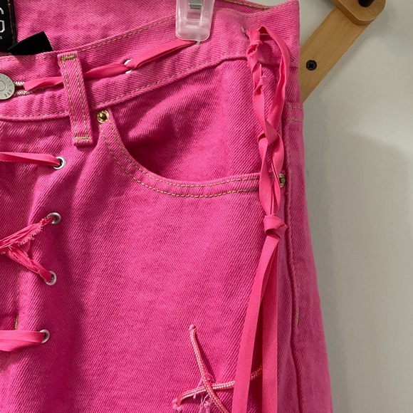 BDG Urban Outfitters Pink Cowboy Western Jeans - Picture 8 of 12